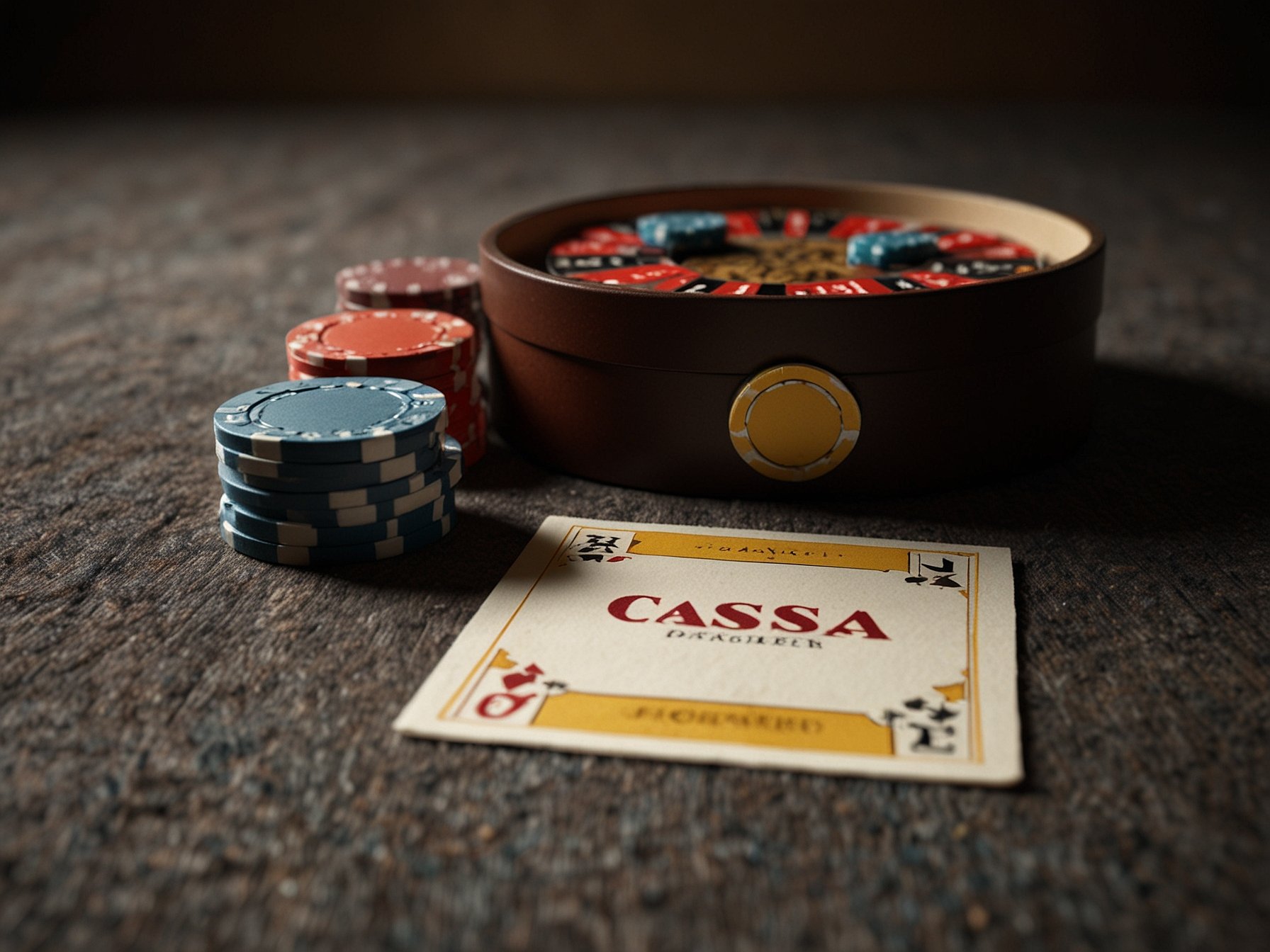 Promotion gift box and casino chips